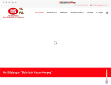 Tablet Screenshot of msbilgisayar.com.tr